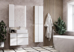 Модуль для зеркала AQUATON Мишель 23 Дуб Эндгрейн/Белый (1A244303MIX40)