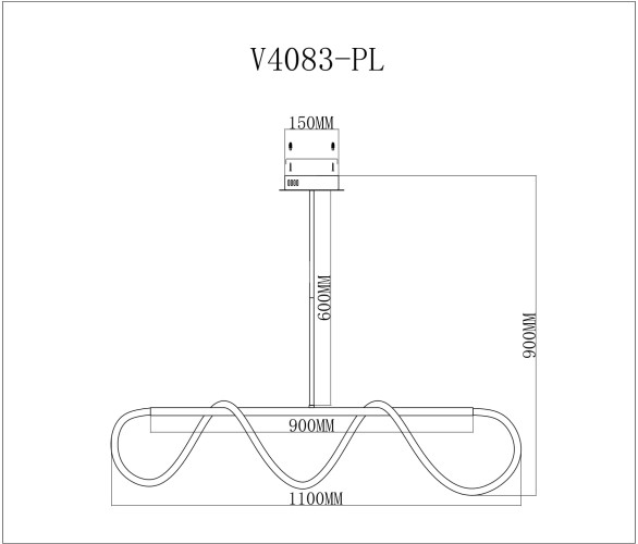 Потолочная люстра Moderli V4083-PL