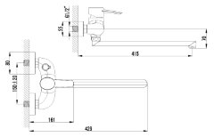 Смеситель Lemark Atlantiss LM3217C для ванны