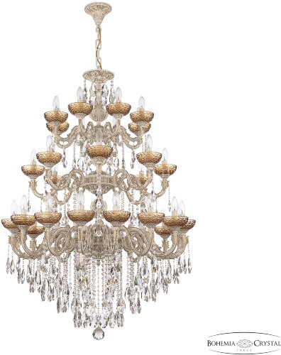 Подвесная люстра Bohemia AL79101/16+8+8/300/3d B WMG P Amber/M-1F