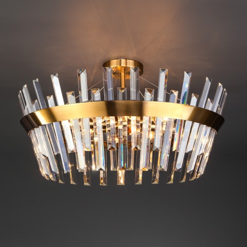 Потолочная люстра Eurosvet 10111/8 золотая бронза