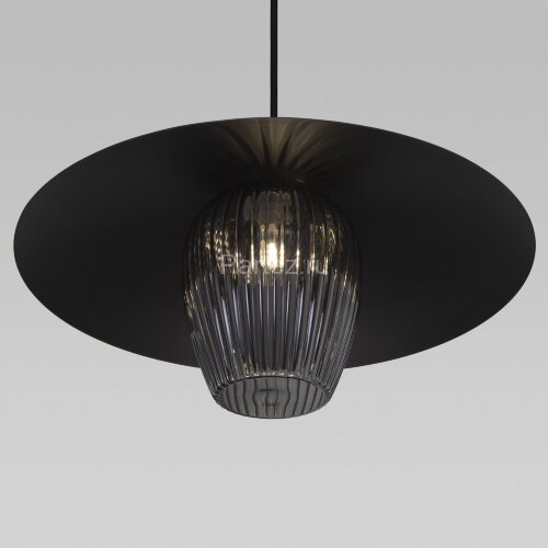 Подвесной светильник Eurosvet 50259/1 черный/дымчатый