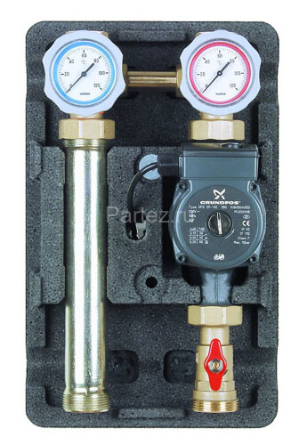 Насосная группа Meibes UK ME 66711.40 1" с насосом Grundfos UPS 25-60