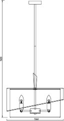 Потолочная люстра Freya FR5171PL-06BS