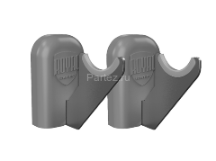 Комплект настенных регулируемых кронштейнов Royal Thermo Design 80, серебристые