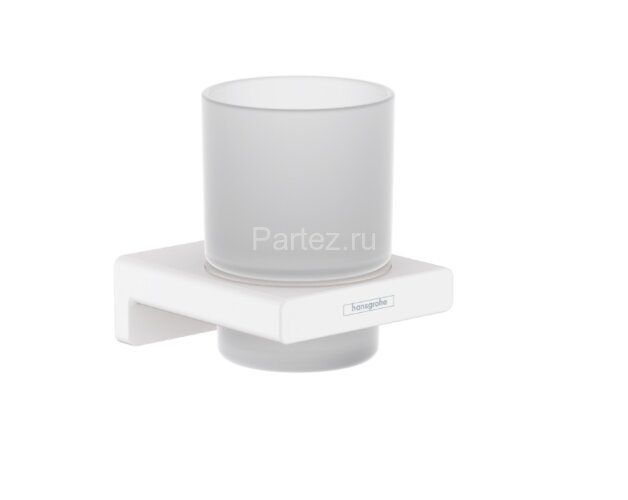 Cтакан Hansgrohe AddStoris, матовый белый (41749700)