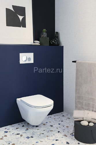 Унитаз подвесной Jacob Delafon Modern Life безободковый с креплениями в комплекте, белый (E77725-0)