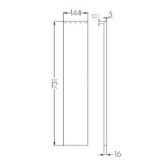 Фасад для тумбы Aquaton Лондри 20 Дуб Кантри (1A275001LHDY0)
