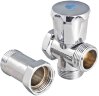Вентиль для стиральной машины трехходовой разъемный 3/4"х3/4"х3/4" VALTEC
