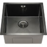 Мойка 4545 MELANA ProfLine 1,2/220 САТИН ГРАФИТ врезная квадратная D4545HB