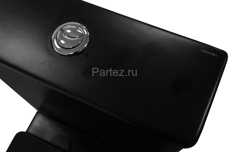 Унитаз-компакт Azario Black Queen 370х605х800 безободковый, с быстросъемным сиденьем микролифт, черн