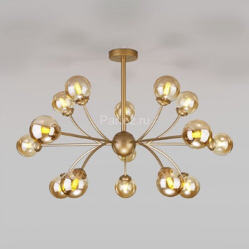 Потолочная люстра Eurosvet 30180 матовое золото