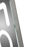 Зеркало с LED-подсветкой MELANA-8060 подогрев/часы/космет.зеркало/Bluetooth  (MLN-LED091B)