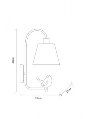 Бра Arte Lamp A4289AP-1WH