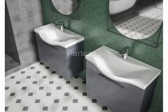 Раковина накладная Lapino BASIC 60X45X17,5, белая