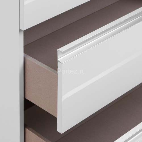 THE GAP Модуль д/раковины 600 мм, 3 ящика, белый глянец