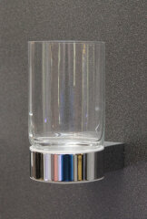 Держатель для стакана с хрустальным стаканомKeuco Plan, хром (14950019000)