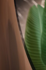 Зеркало AZARIO Monaco-BLACK d1000 бесконтактный сенсор, черная рамка (LED-00002769)