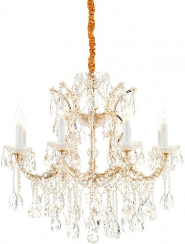 Подвесная люстра iLamp 6071-8 GD+CL