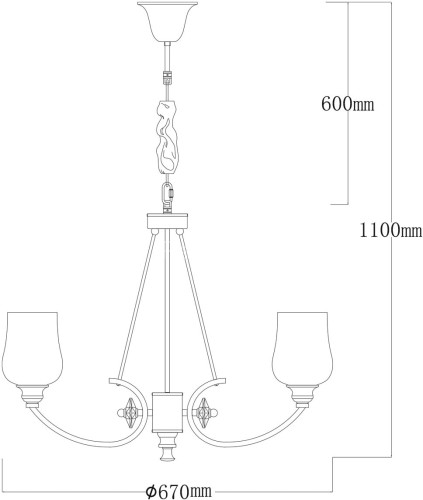 Подвесная люстра MW-Light 386017706