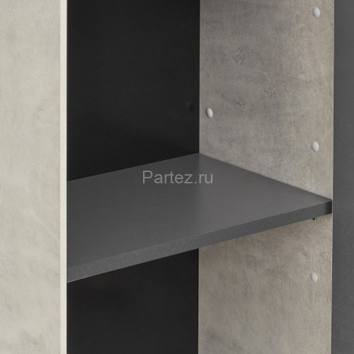 Шкаф AQUATON Сохо подвесной, Слэйт\Галька серая (1A258403AJ9A0)