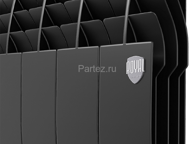 Радиатор Royal Thermo BiLiner 350 /Noir Sable VR - 10 секц.