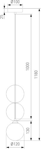 Подвесной светильник Eurosvet 40074/1 синий