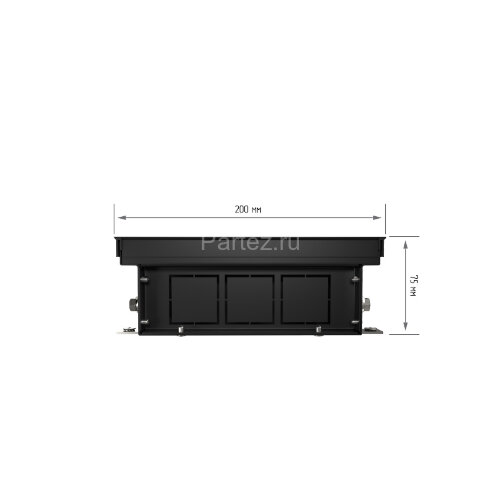 Конвектор внутрипольный Royal Thermo ATRIUM-75/200/1000-DG-U-NA