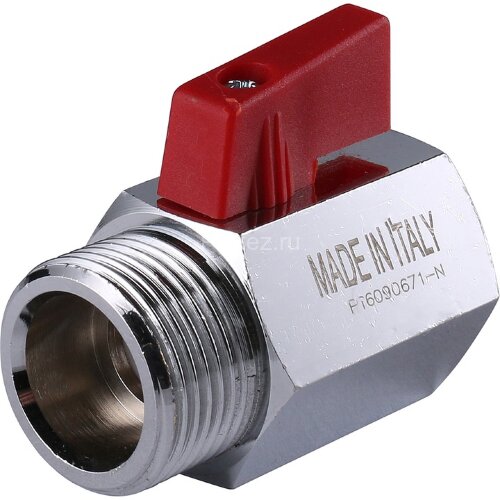 Кран шаровой мини ВР/НР 3/4" Stout