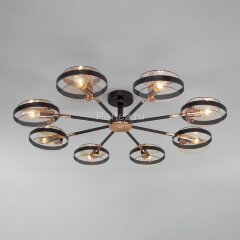 Потолочная люстра Eurosvet 70121/8 черный