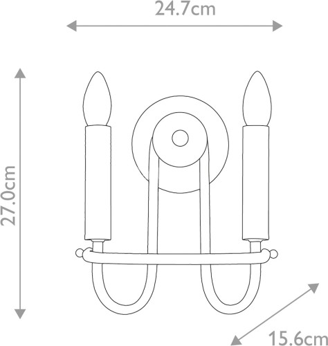 Бра Kichler KL-CAPITOL-HILL2-BLK