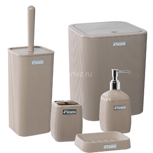 Дозатор для жидкого мыла Fixsen Brown пластик, коричневый (FX-403-1)