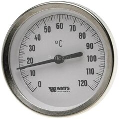 Термометр биметаллический F+R801 OR 63mm 0-120°C G1/2 50mm