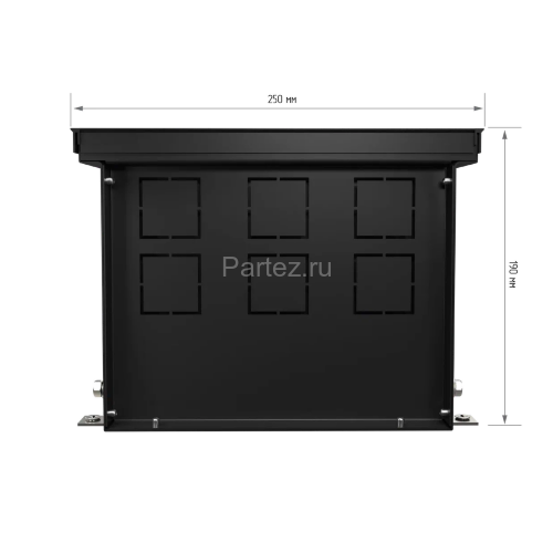 Конвектор внутрипольный Royal Thermo ATRIUM-190/250/2000-DG-U-BL