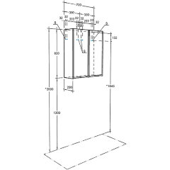 Подвесной шкаф Aquaton Сканди 35 Белый (1A255003SD010)