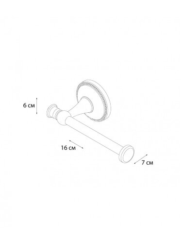 Держатель запасного рулона Fixsen Alfa, античная латунь (GR-9510A)
