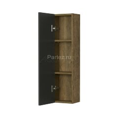 Модуль для зеркала AQUATON Терра 24 подвесной, дуб кантри/антрацит (1A247403TEKA0)