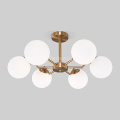 Потолочная люстра Eurosvet 70154/6 латунь