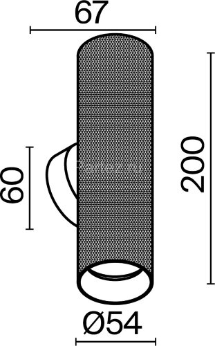 Настенный светильник Maytoni C080WL-02-GU10-B