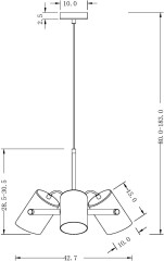 Подвесная люстра Freya FR4004PL-03WB