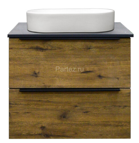 Тумба подвесная Azario Gris 90/2 900х500х560 два выдвижных ящика, без столешницы, цвет Дуб Веллингто