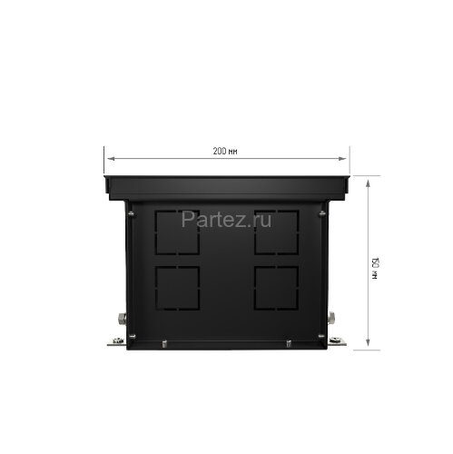 Конвектор внутрипольный Royal Thermo ATRIUM-150/200/1200-DG-U-DB