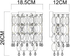 Бра Arte Lamp A4089AP-2AB