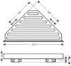 Полка для душа угловая Hansgrohe AddStoris, хром (104102012)