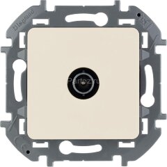 Розетка телевизионная проходная TV Inspiria 14дБ 5-862мГц механизм сл. кость Leg 673861