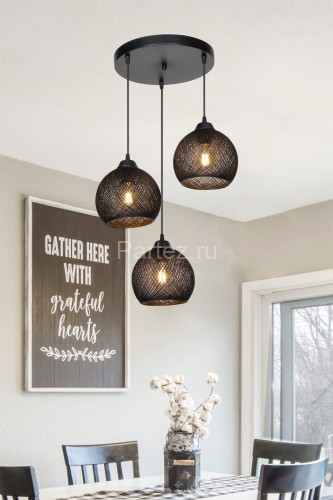 Подвесной светильник TopLight TL1612R-03BK