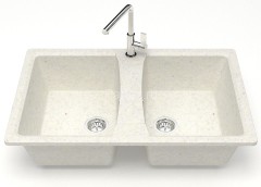 Кухонная мойка двойная AZARIO Elmas 780х500х190 , CS00079898