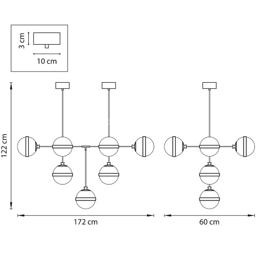 Подвесная люстра Lightstar 813197