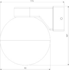 Настенный светильник Elektrostandard MRL 1028 белый