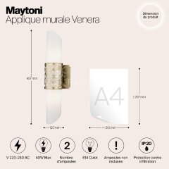 Настенный светильник Maytoni H260-02-N